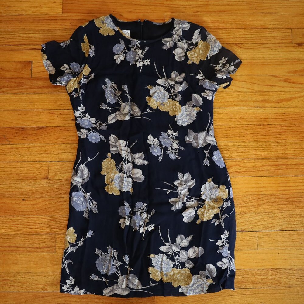 Vintage Laura Ashley Floral Dress Size L